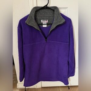 Alpine Tek Purple and Gray Outdoor Fleece